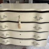 Commode blanche Louis XIV