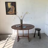 Table de vigneron en chêne, 1950