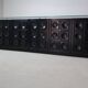 Black brutalist sideboard by Frans Defour, Belgium 1970's