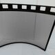 Rounded steel fire screen L 70 cm H 56 cm for fireplace or stove