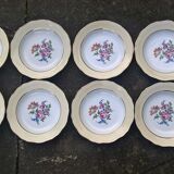 8 hollow plates L'Amandinoise