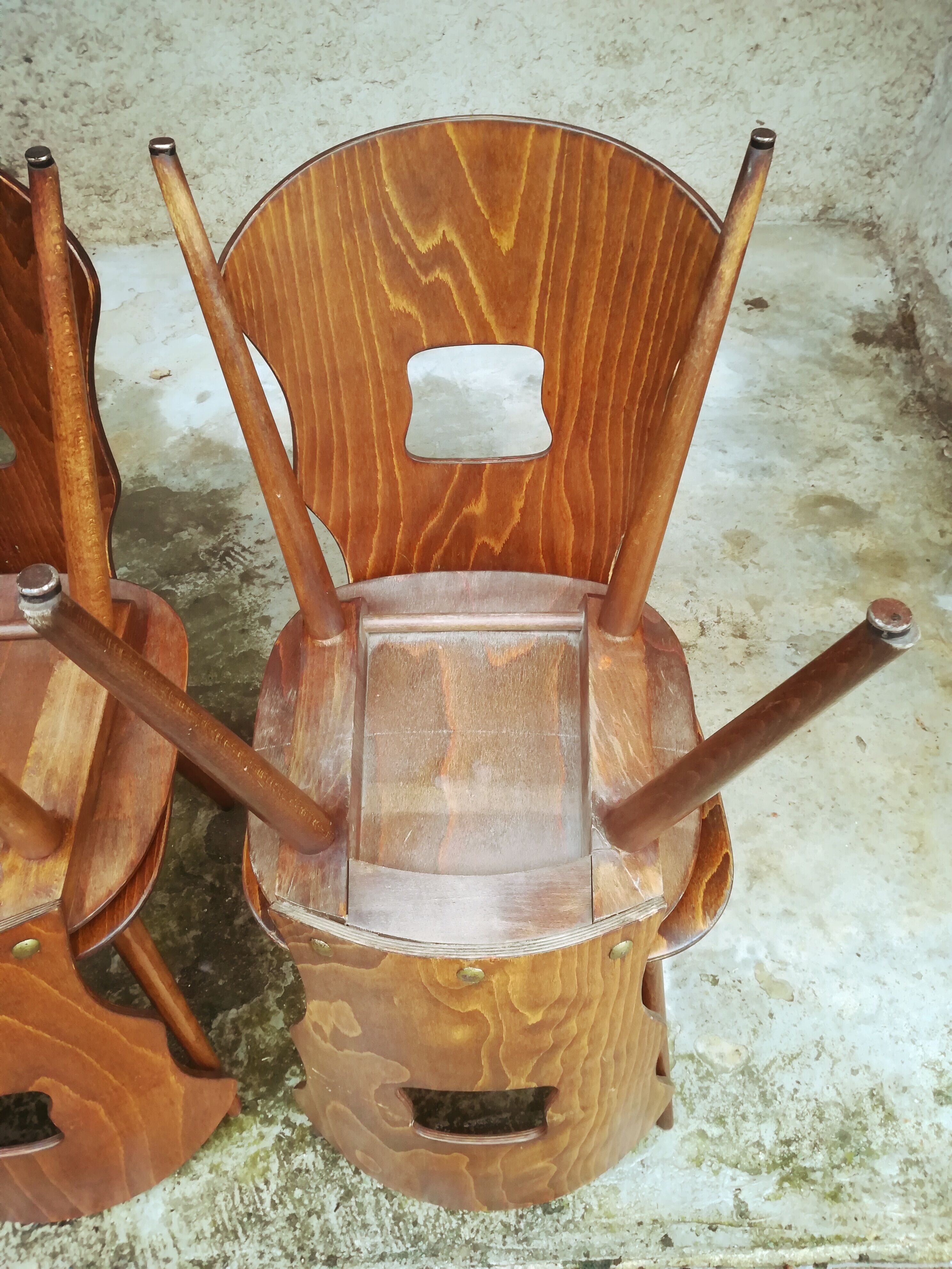 4 Baumann bistro chairs model gentian 50's