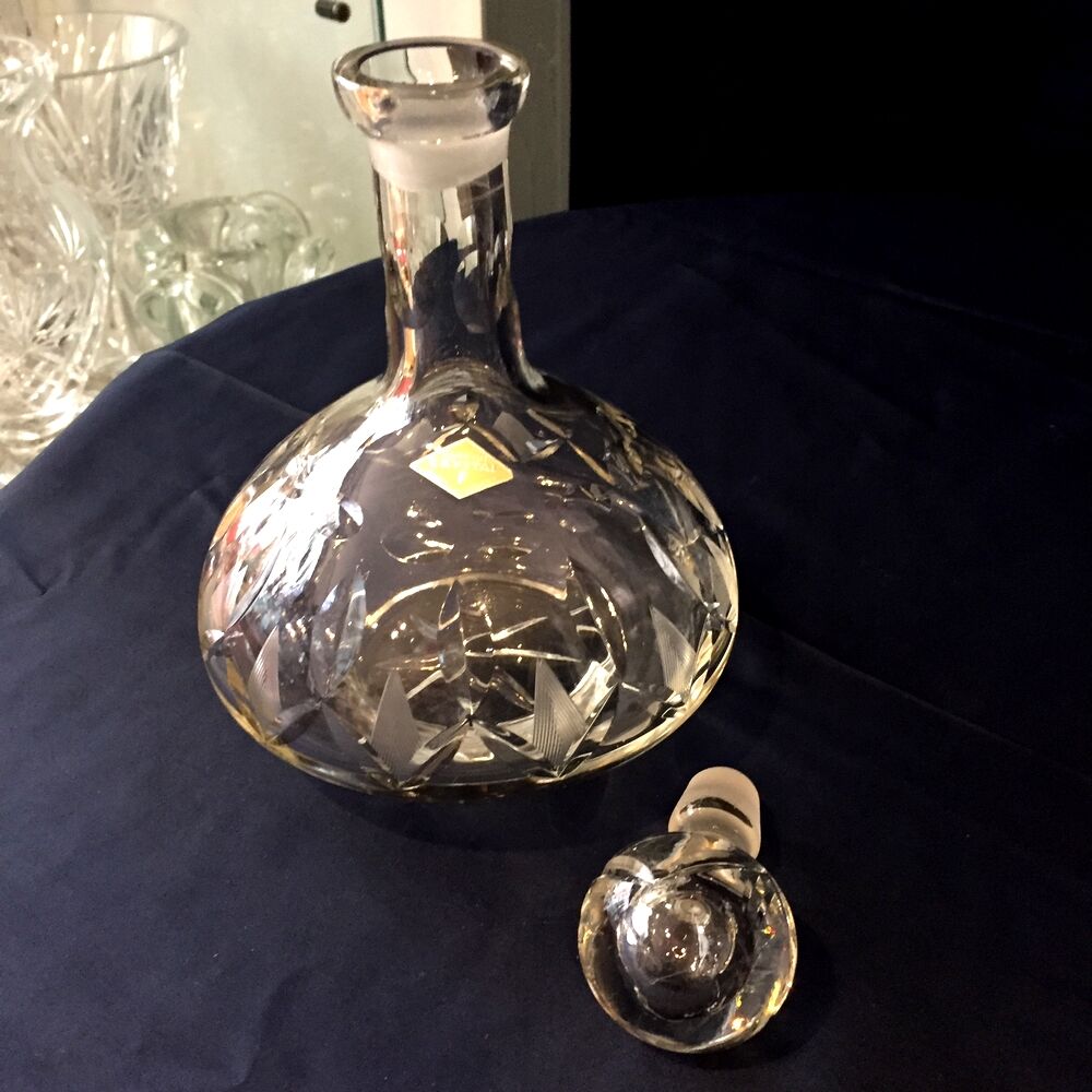 Crystal liqueur service years 1930/1940