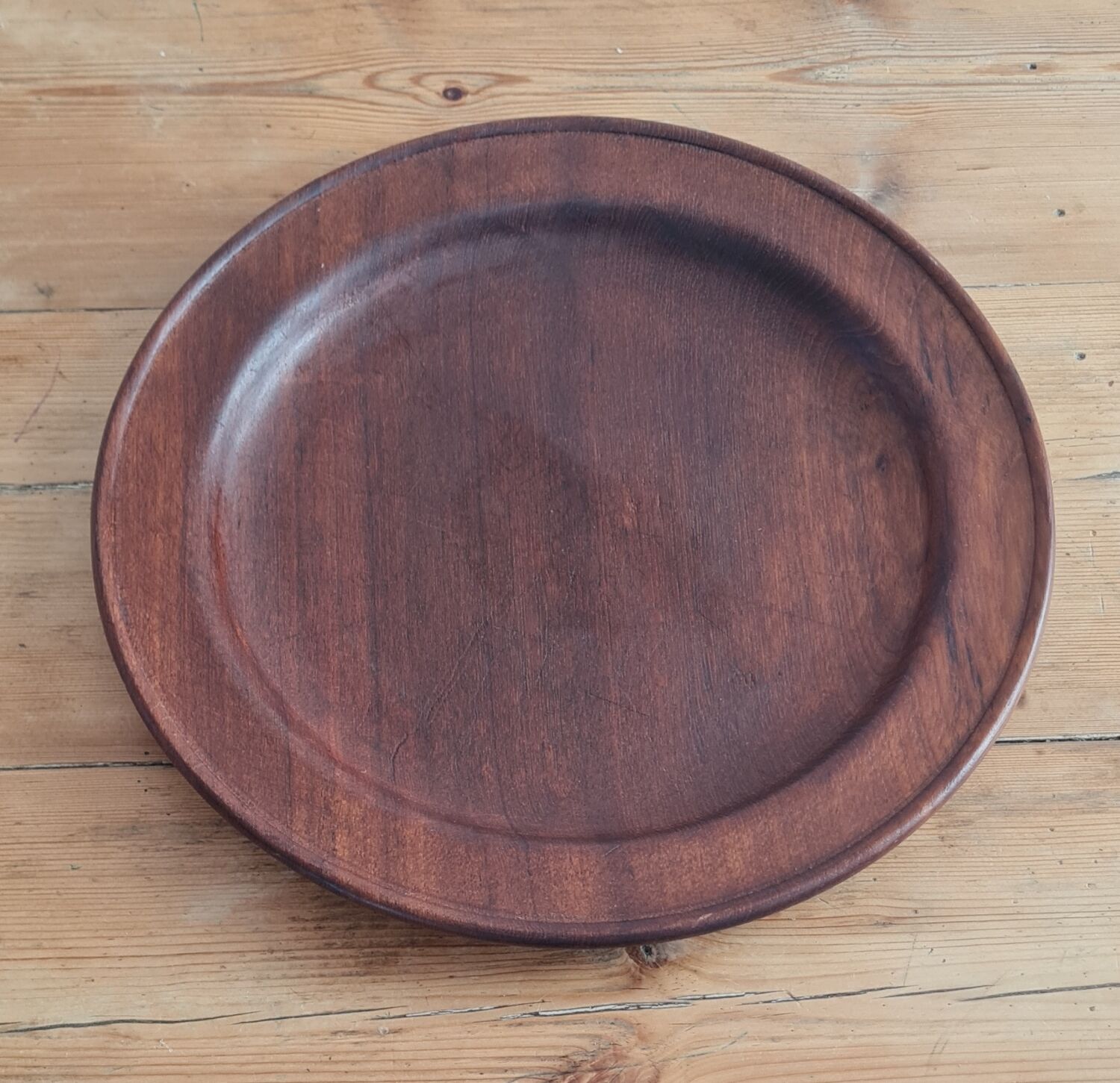 Solid teak top