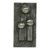 Brutalist Cast Aluminium Wall Sculpture by Willy Ceysens 1960s