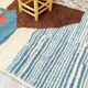 Tapis berbère marocain azilal coloré 225 x 125cm