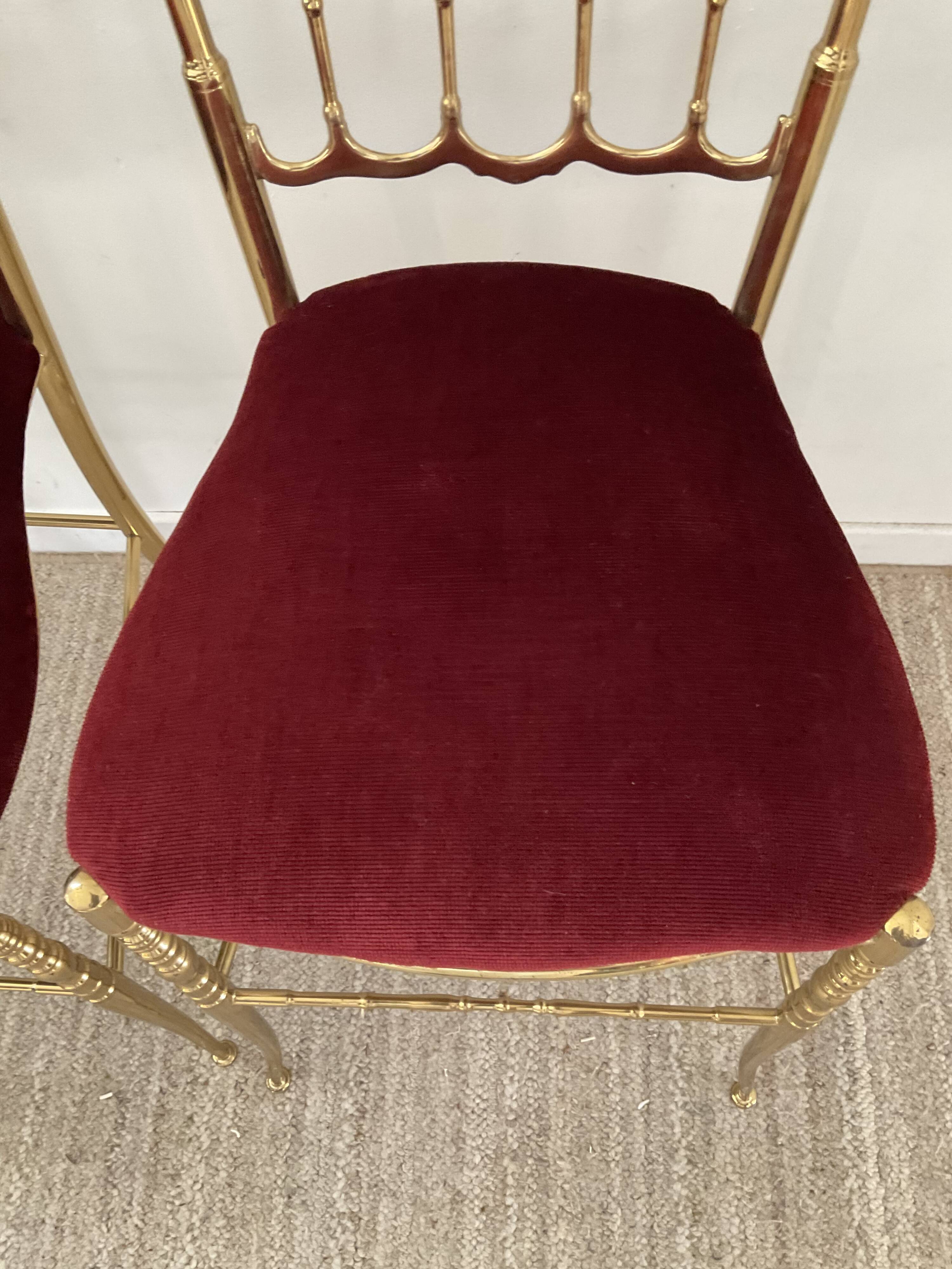 Paire de chaises chiarivari des années 50