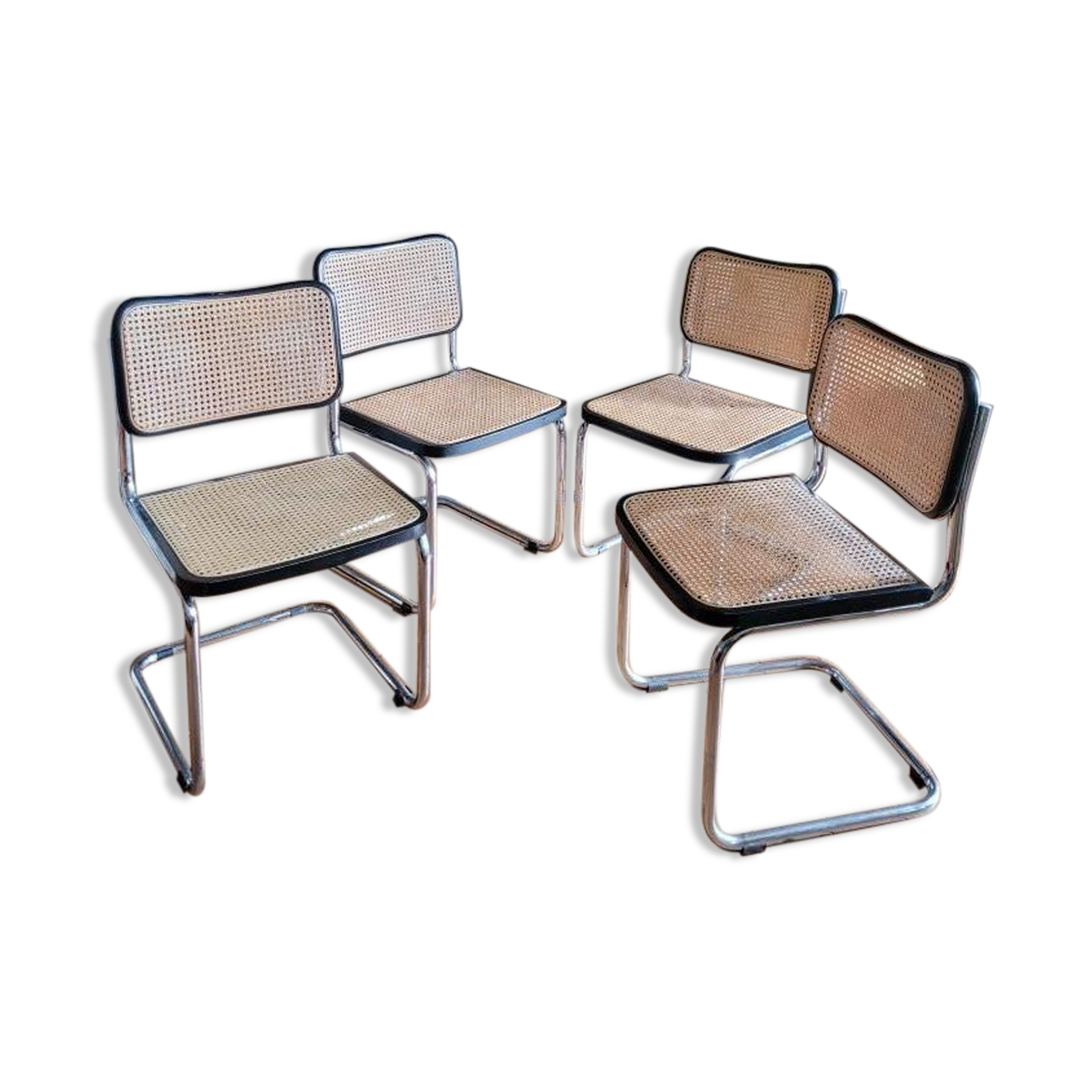 Set of 4 Marcel Breuer chairs