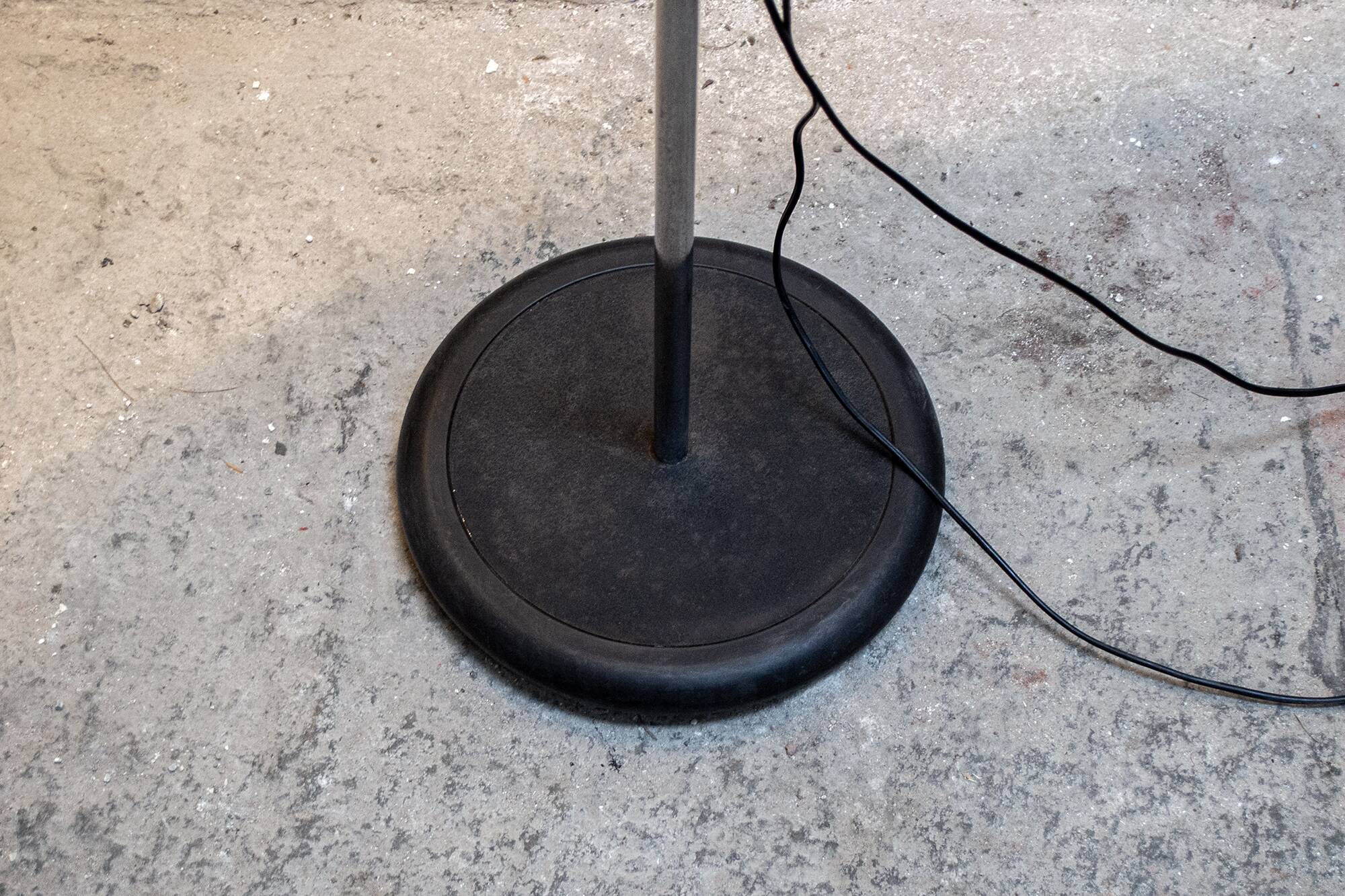 Triedro Floor Lamp in Lacquered and Chromed Metal by Joe Colombo for Stilnovo, Italy, 1970s