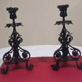Paire de chandelier art nouveau