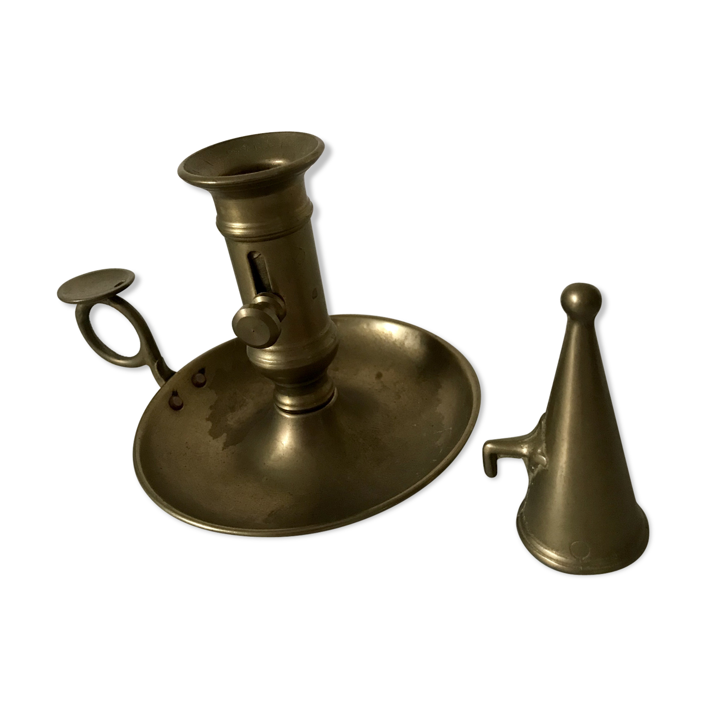 Brass bougeoir
