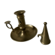 Brass bougeoir