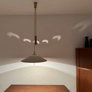 Unique Pendant Lamp with Counterweight by Vereinigte Werkstätten München
