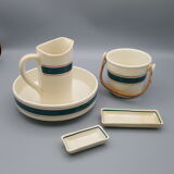 Old bathroom kit miniature ceramic toy k and g lunéville