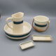 Old bathroom kit miniature ceramic toy k and g lunéville
