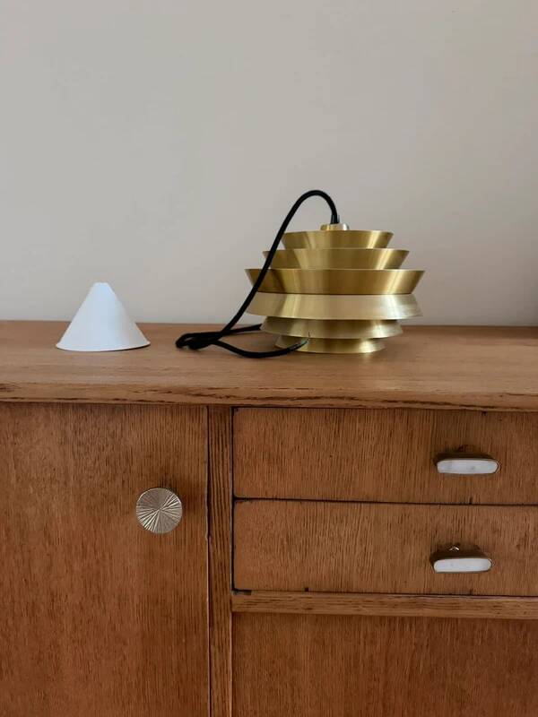 Vintage Granhaga Trava pendant by Carl Thore - Swedish design lamp