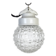 Vintage White Porcelain Pendant Light, 1970s