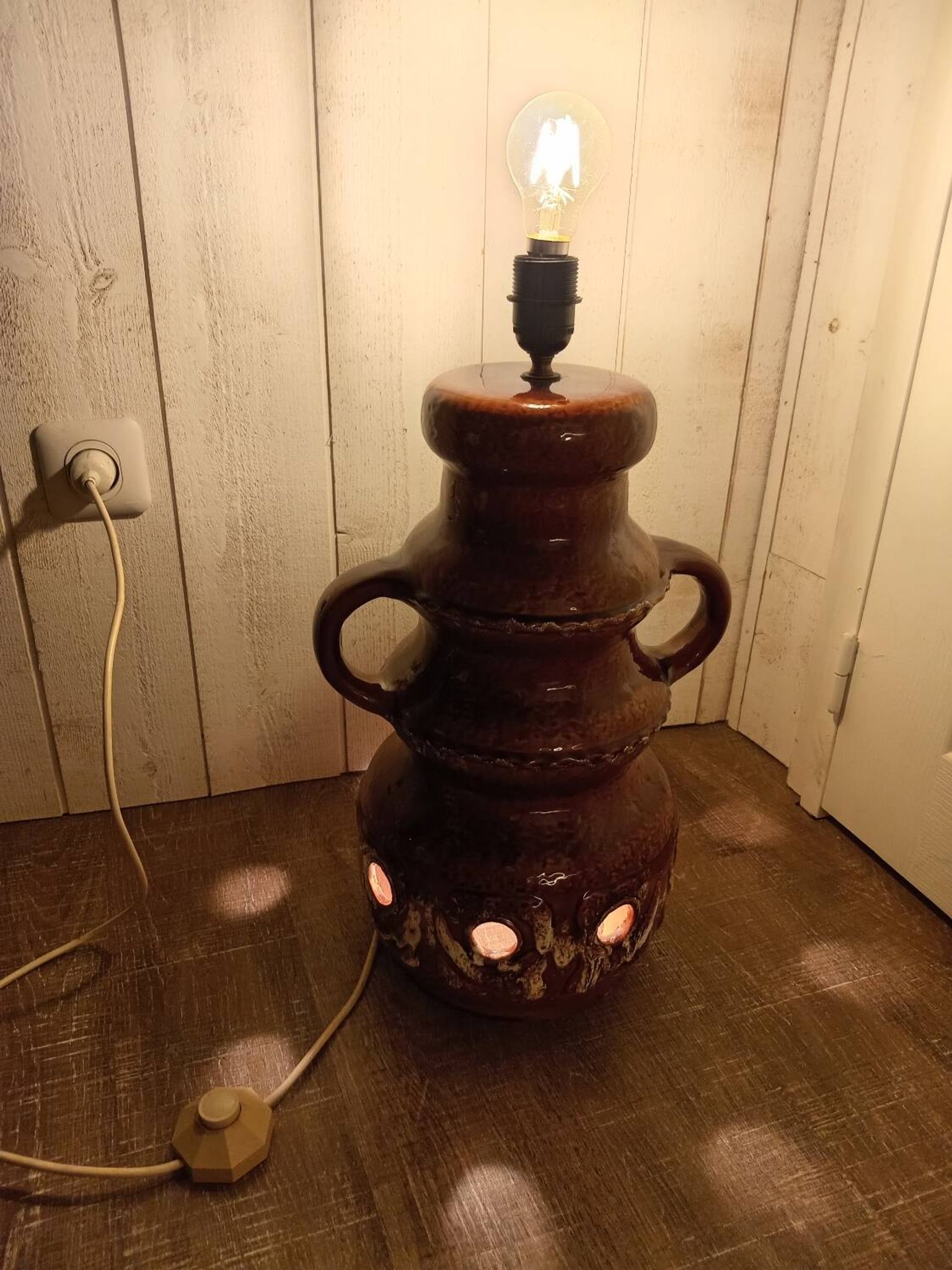Lampe de sol années 7