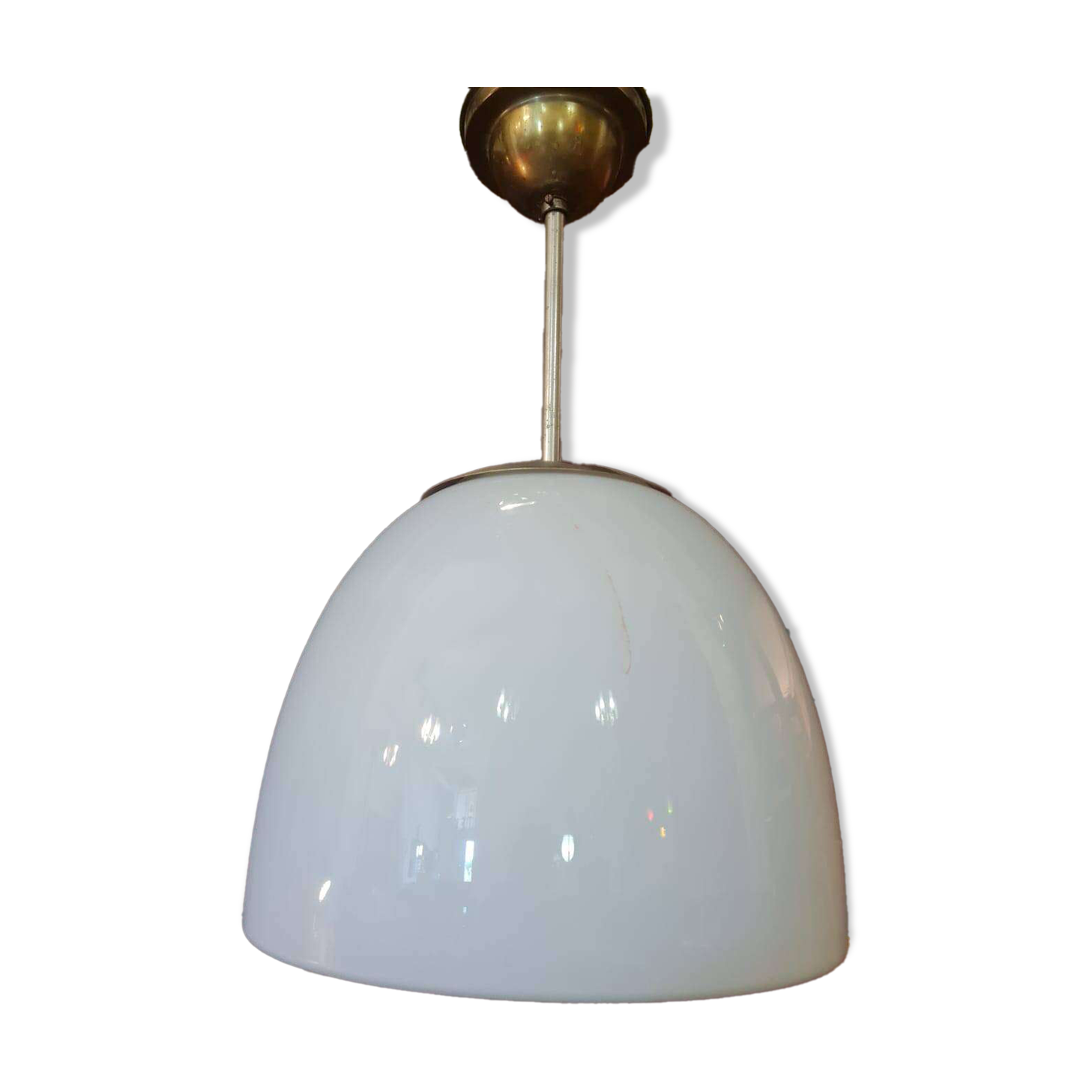 Glass And Metal Functionalist Suspended Ceiling Lights By Miloslav Prokop