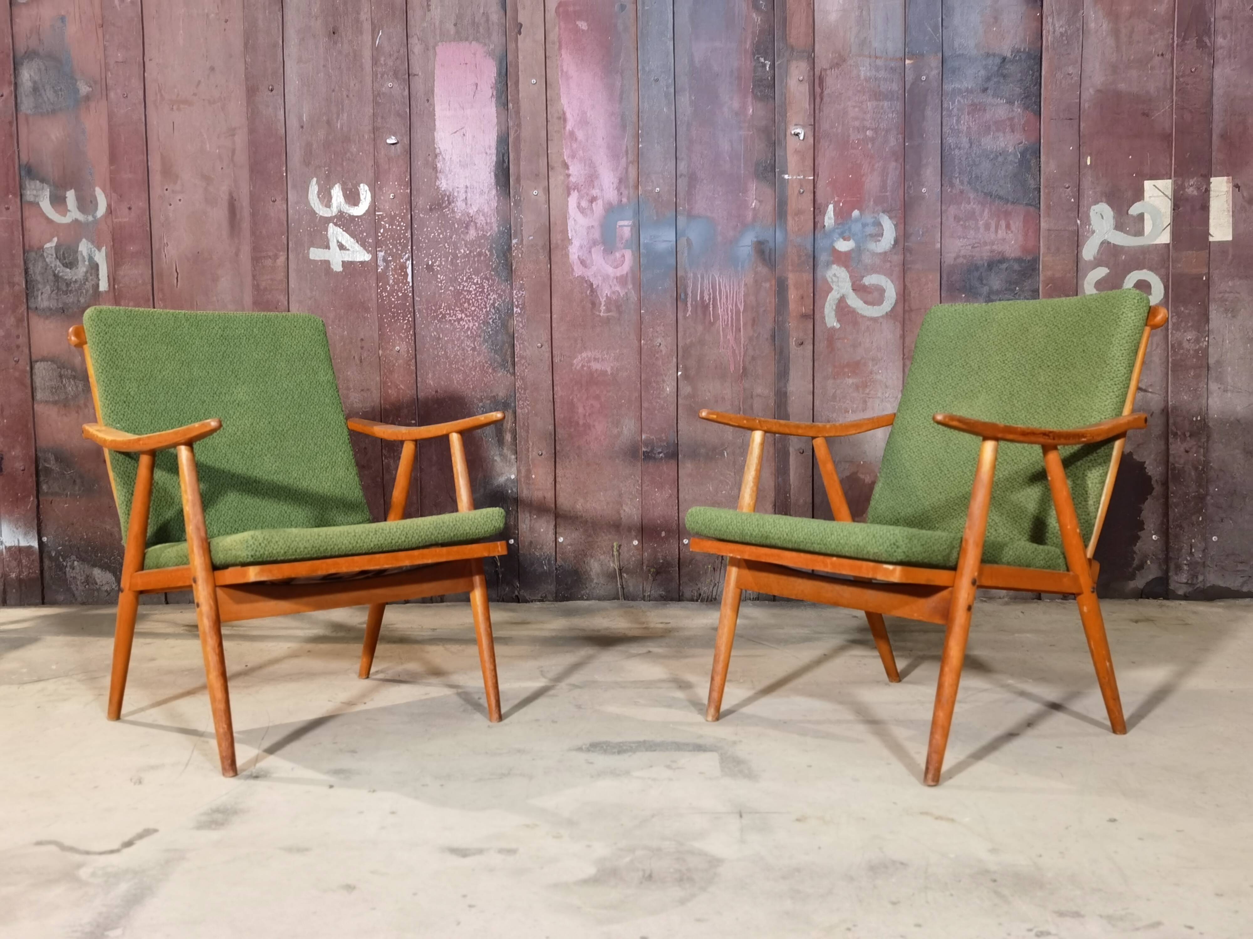 Paire de fauteuils, Ton modèleBoomerang