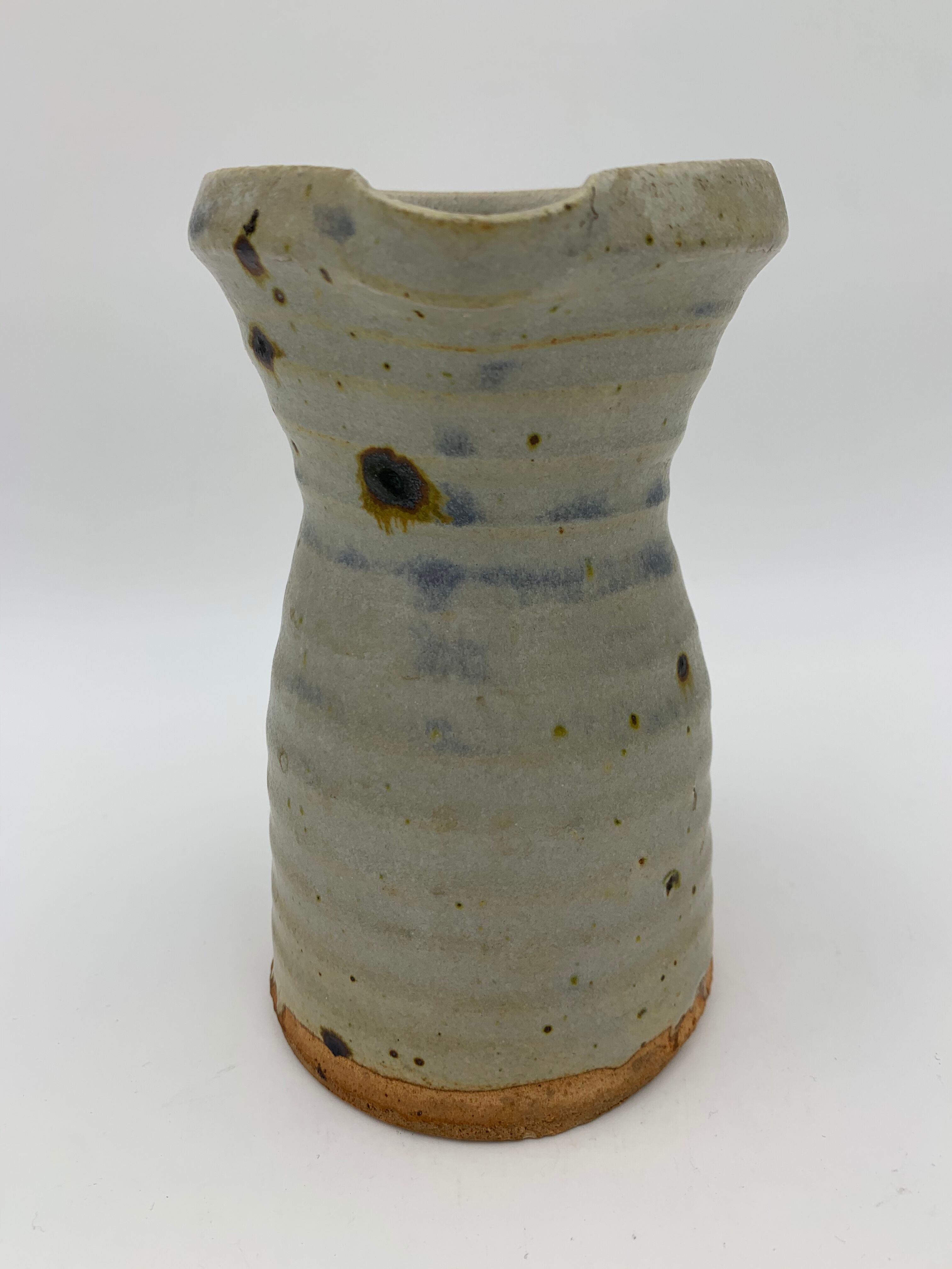 Vintage pyrite stoneware pitcher 1960
