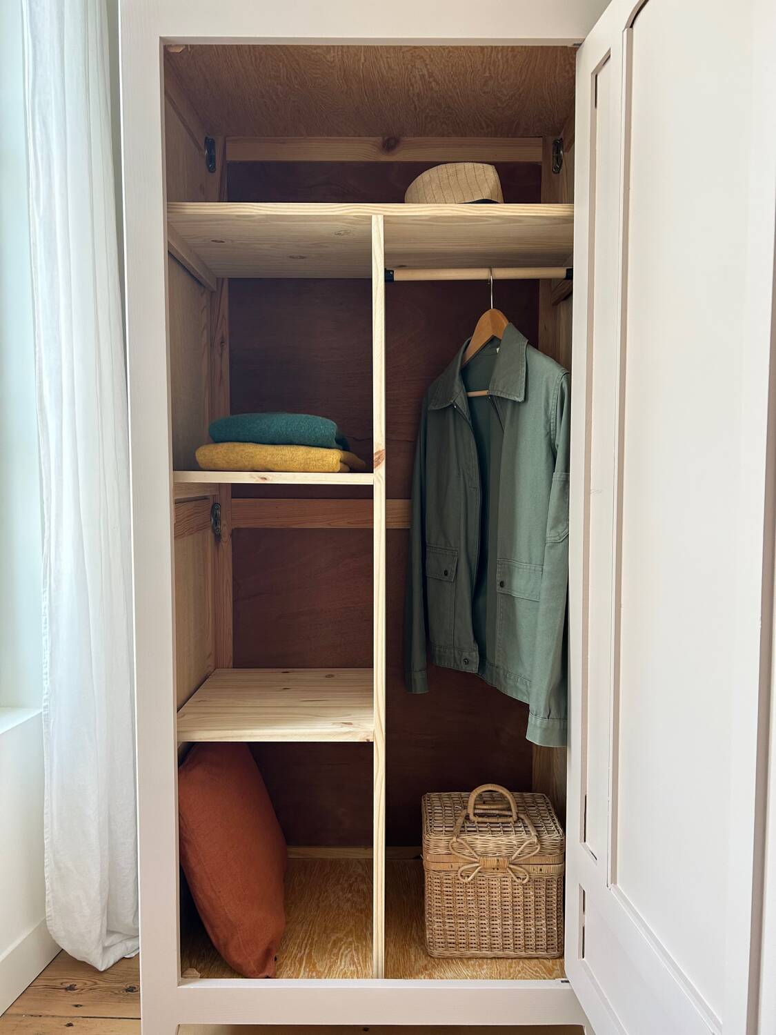 Renovated Parisian wardrobe