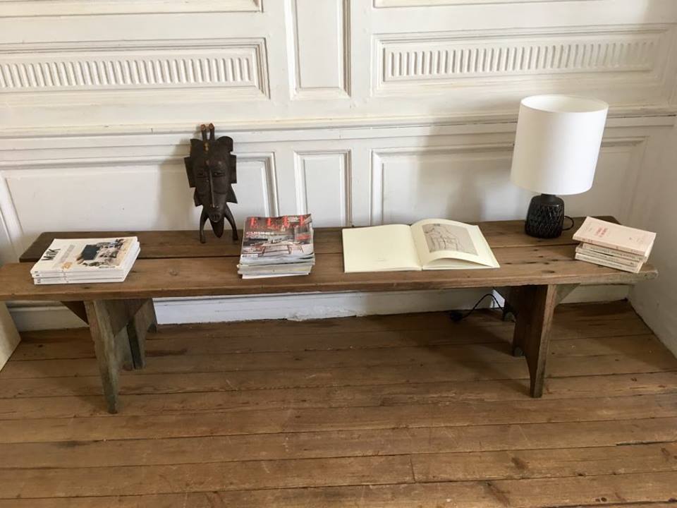 Former bench solid wood