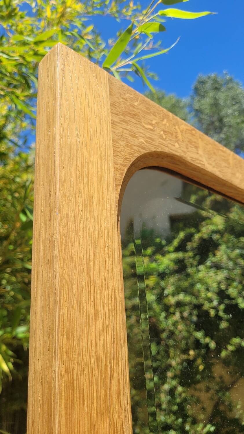 Renovated antique bevelled mirror