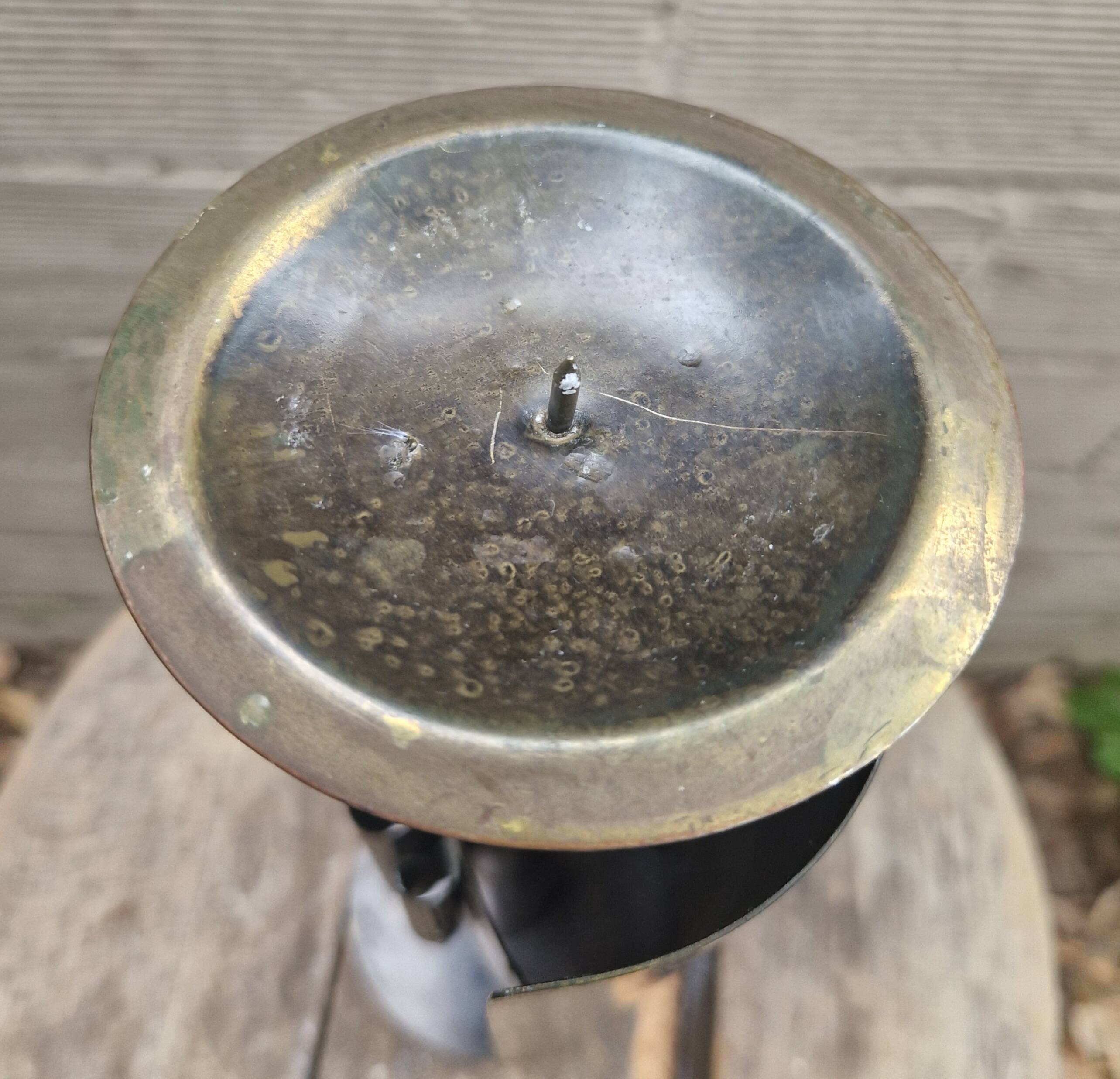 Brutalist candle holder '60 Czeslaw Palczewski