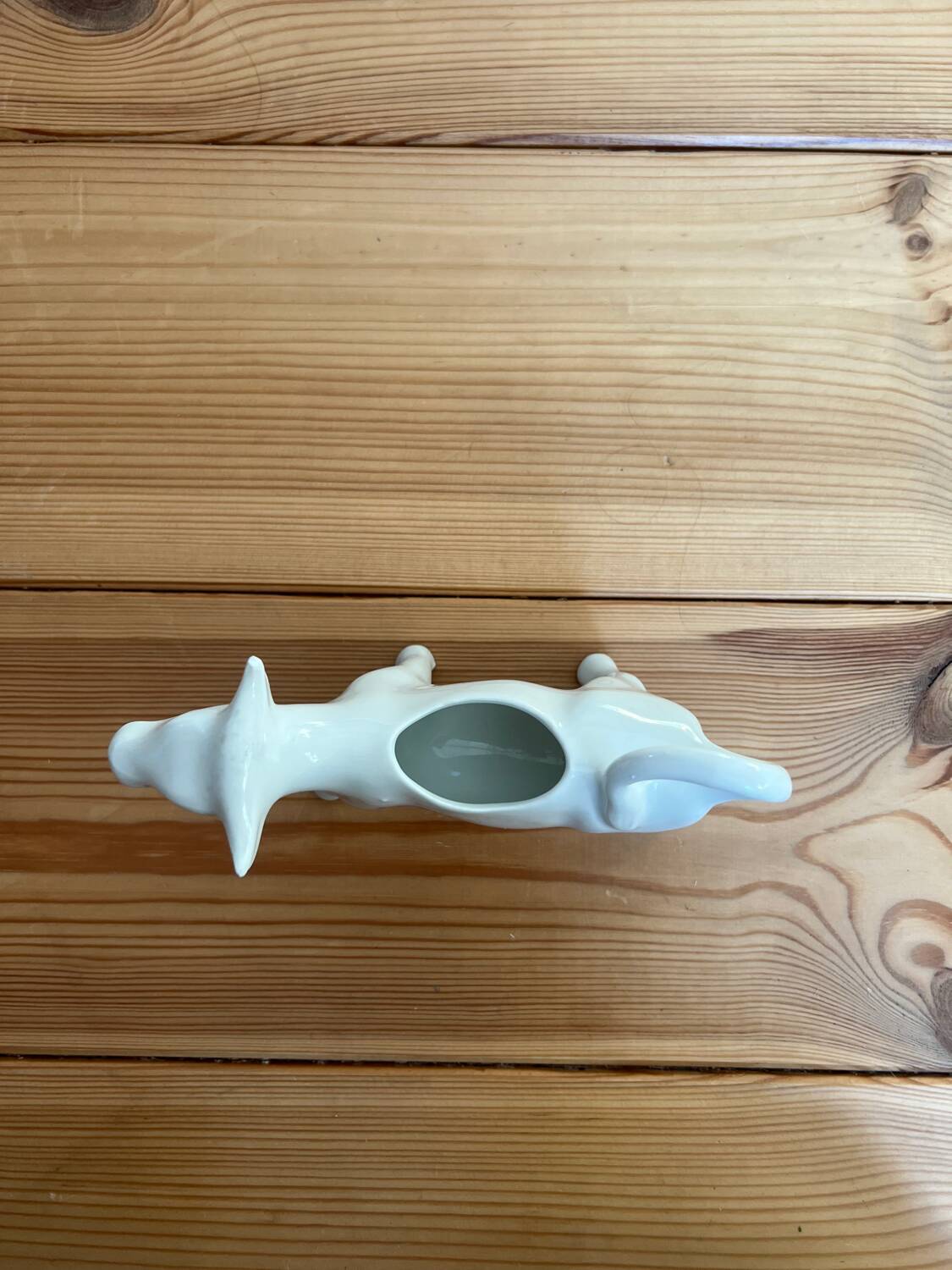 Milk jug French white porcelain cow-shaped creamer vi