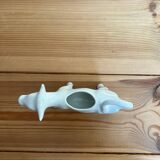 Milk jug French white porcelain cow-shaped creamer vi