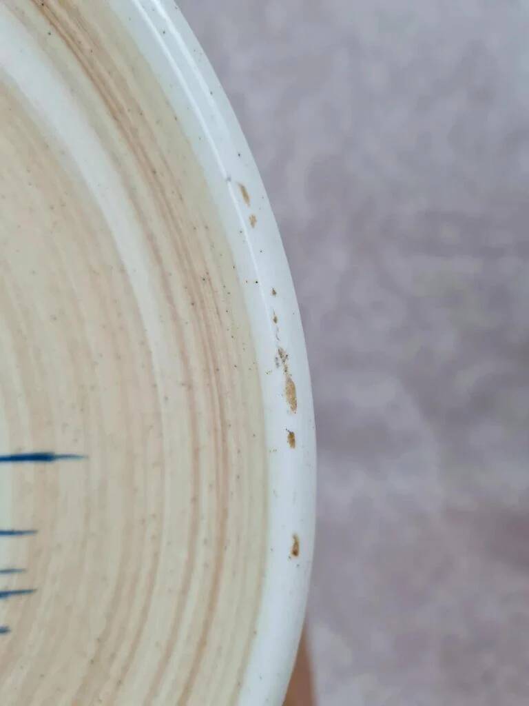 Set of 5 vintage Granville plates, fish design.