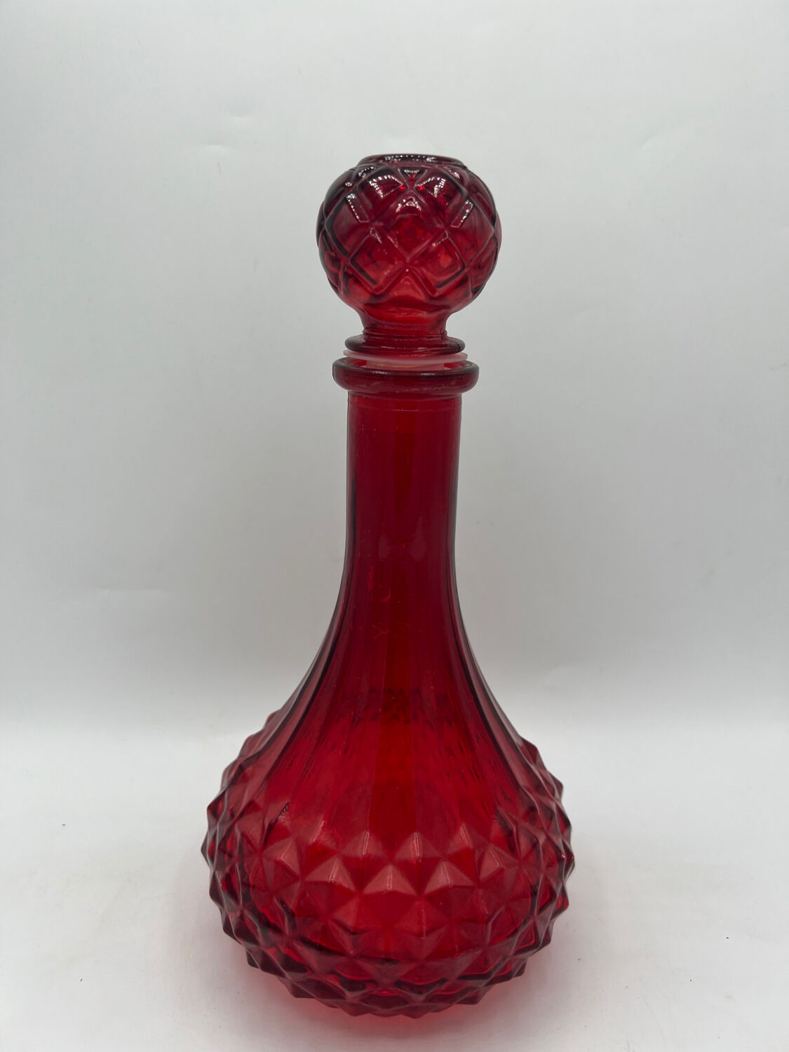 Vintage glass decanter