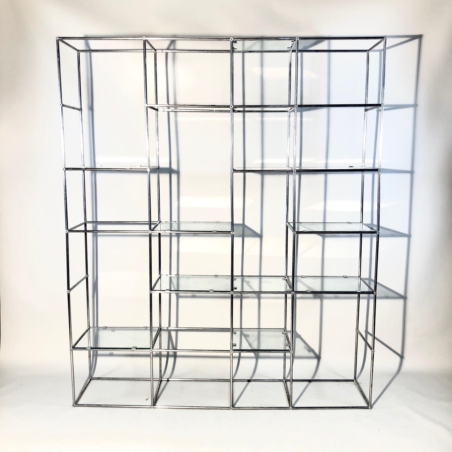 1970 chrome tubular shelf