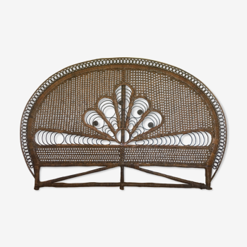 Rattan headboard