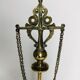 Golden bronze chandelier