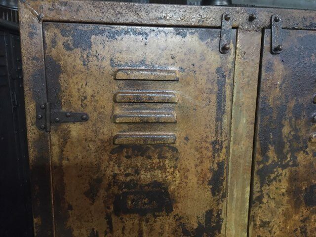Old industrial cabinet