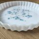 Arcopal forget-me-not pie mould