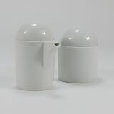 Sugar bowl and creamer postmodern Cupola by Mario Bellini for Rosenthal studio-line
