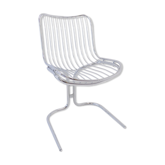 Chaise chromée Rima Radiofreccia par Gastone Rinaldi