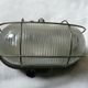 Wall lamp porthole lamp metal glass streaked grid vintage industrial design