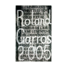 Official poster Roland Garros 2005 by Jaume Plensa