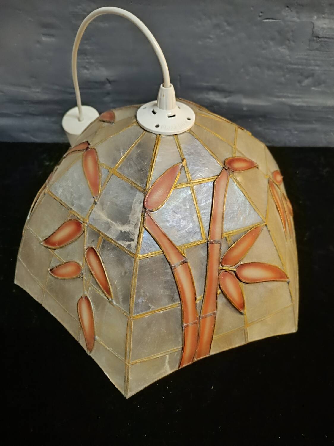 Lustre abat jour en nacre