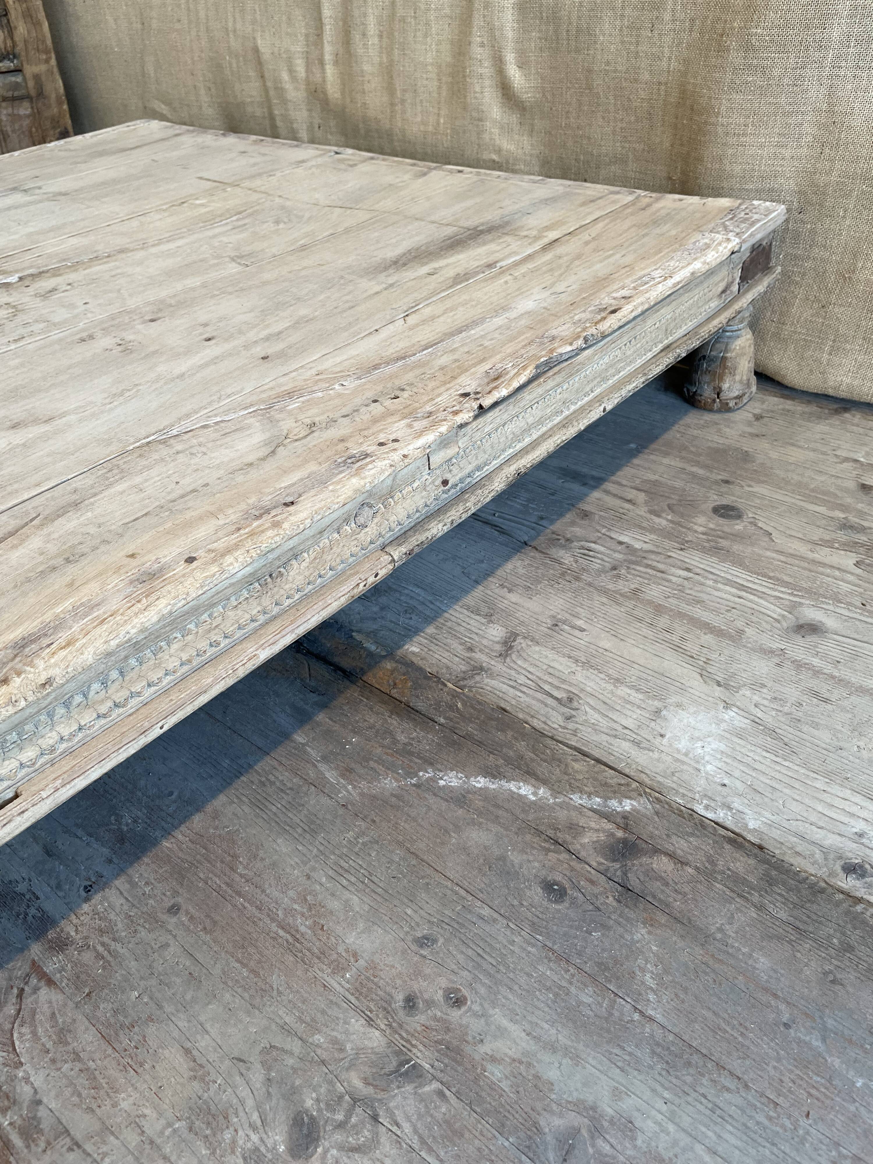 Square Indian coffee table