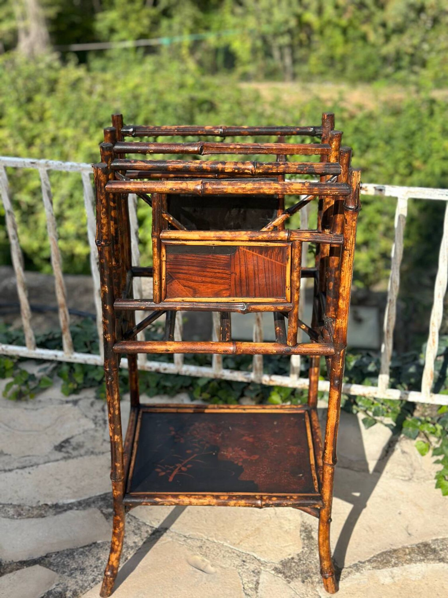 Portes-revues en Bambou Naturel , teinté Époque XIX eme siecle
