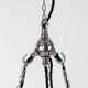 10" Chrome Holophane 'Stiletto' Chandelier
