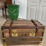 Travel trunk late nineteenth century