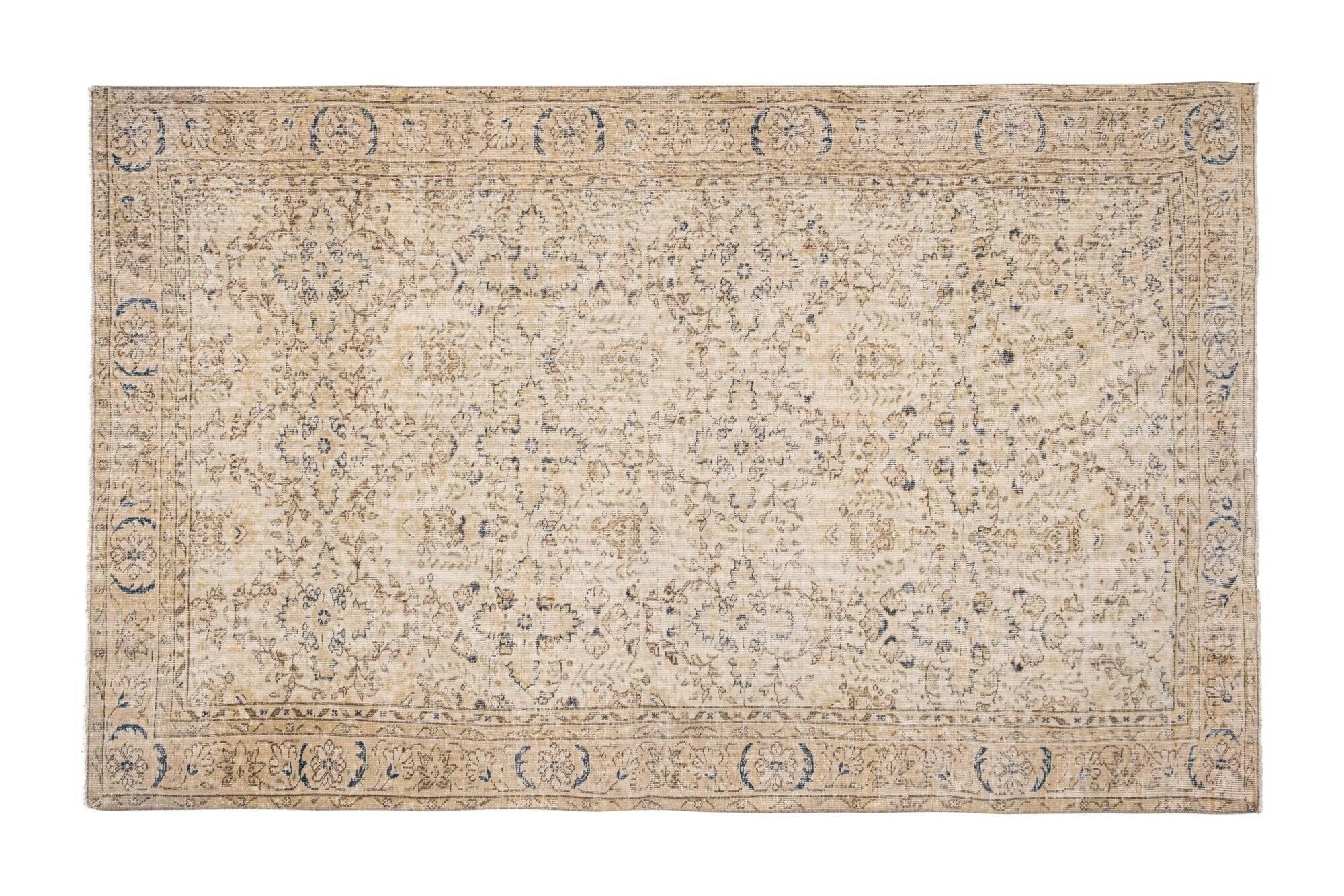 Vintage Turkish Oushak rug 188x300 cm