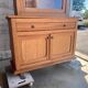 Raw wood gun cabinet
