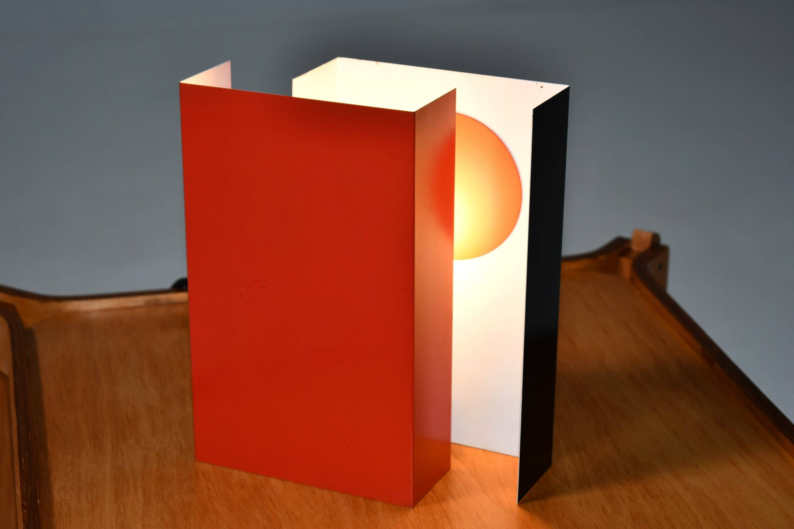 Plafonnier Nippon conçu par Simon Henningsen pour LYFA, Danemark, 1970. (B)